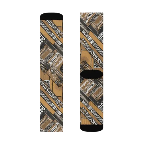 Ochre Cipher on a Socks