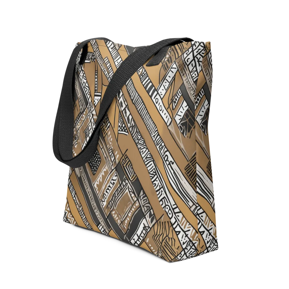 Ochre Cipher on Tote Bag — Front