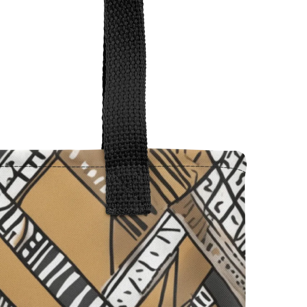 Ochre Cipher on Tote Bag — Product details