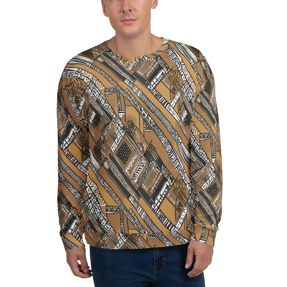 Ochre Cipher on Sweatshirt — Front