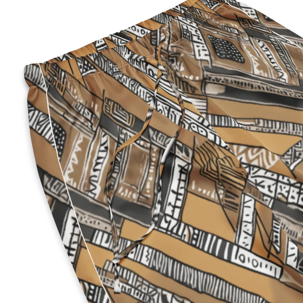 Ochre Cipher on Women's Pajama Pants — Product details