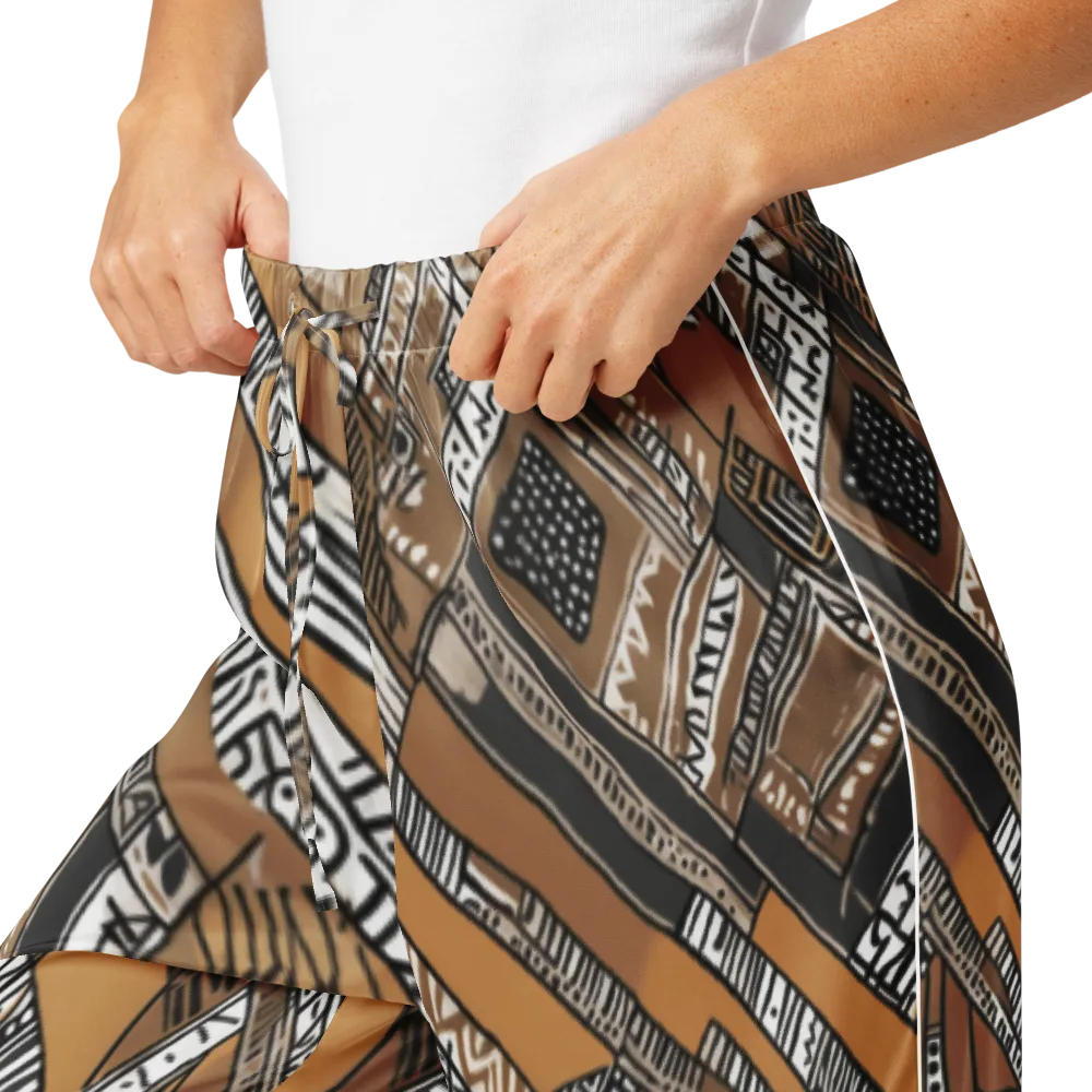 Ochre Cipher on Women's Pajama Pants — Product details