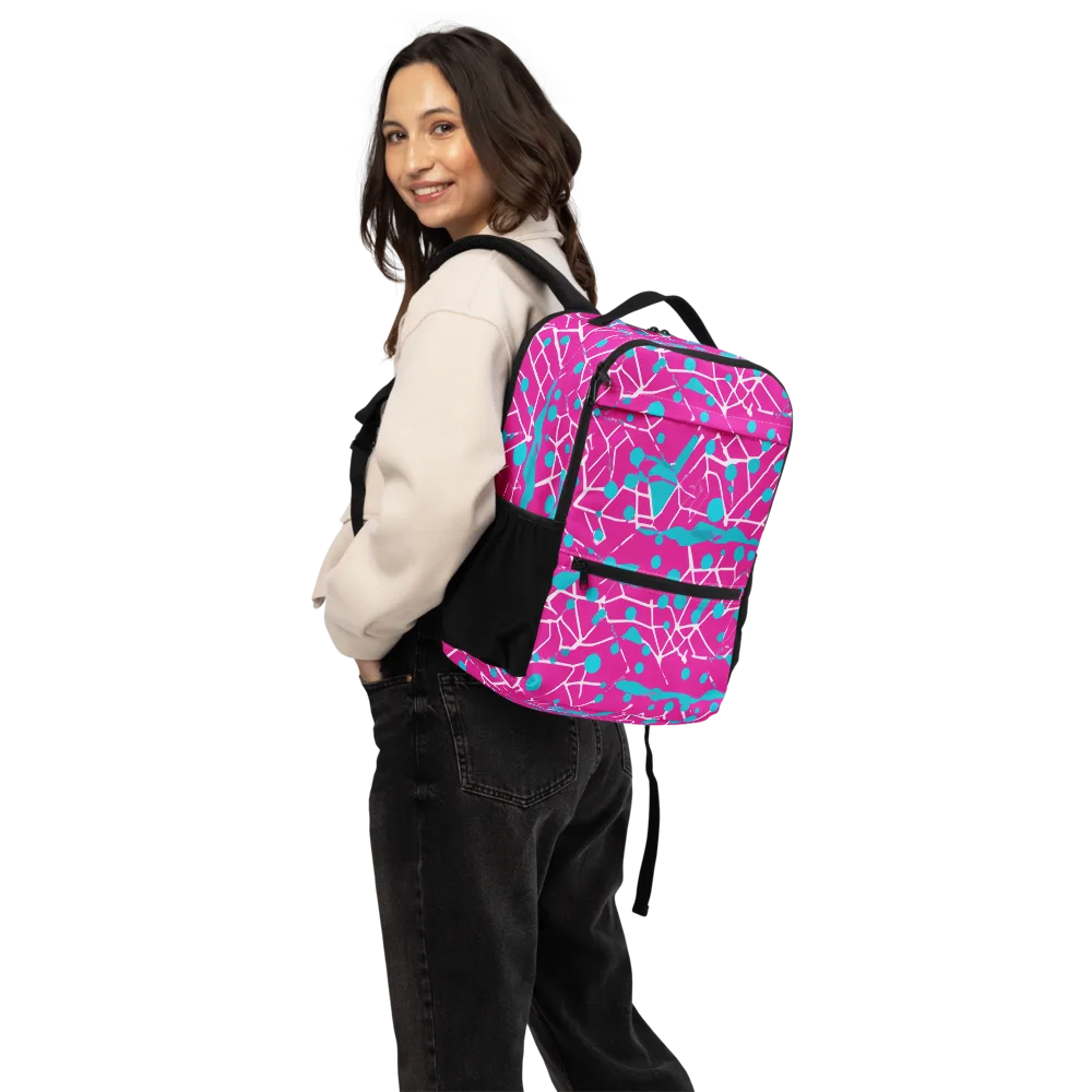 Neon Nervure on Utility Backpack — Back