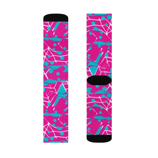 Neon Nervure on a Socks