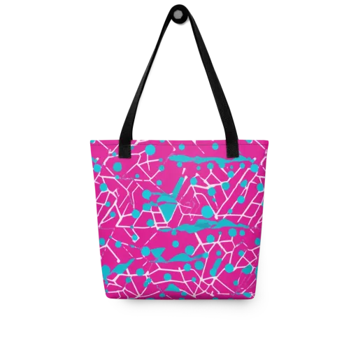 Neon Nervure on a Tote Bag