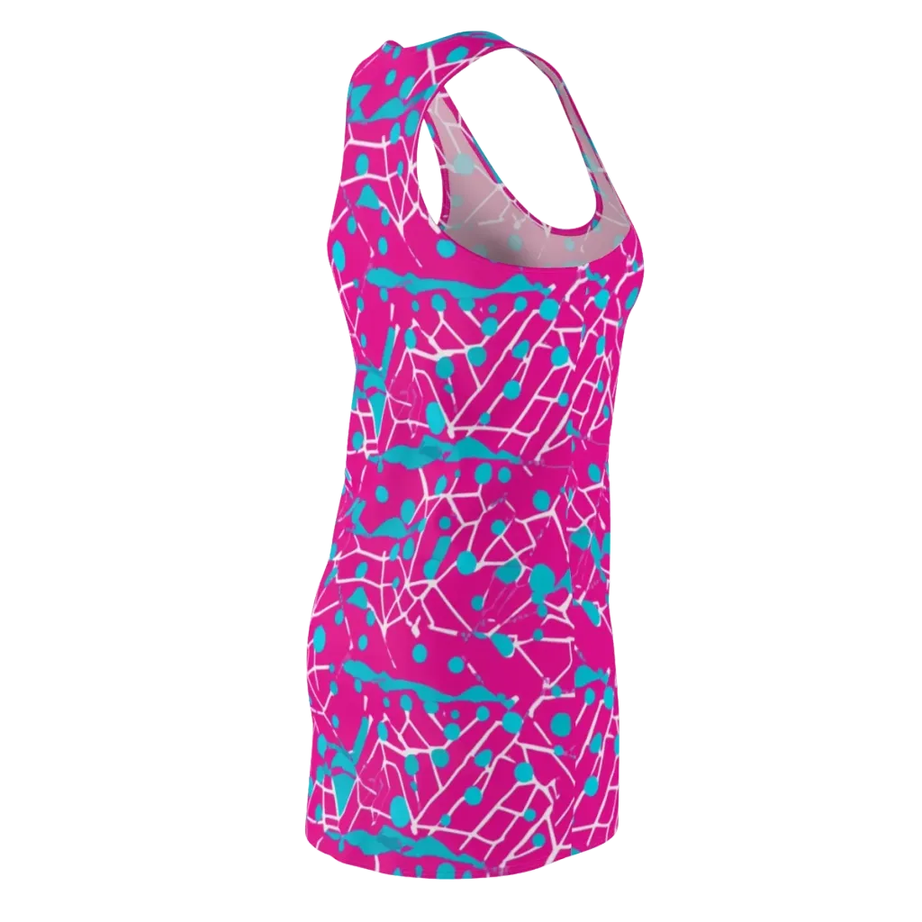 Neon Nervure on Racerback Dress — Back Side
