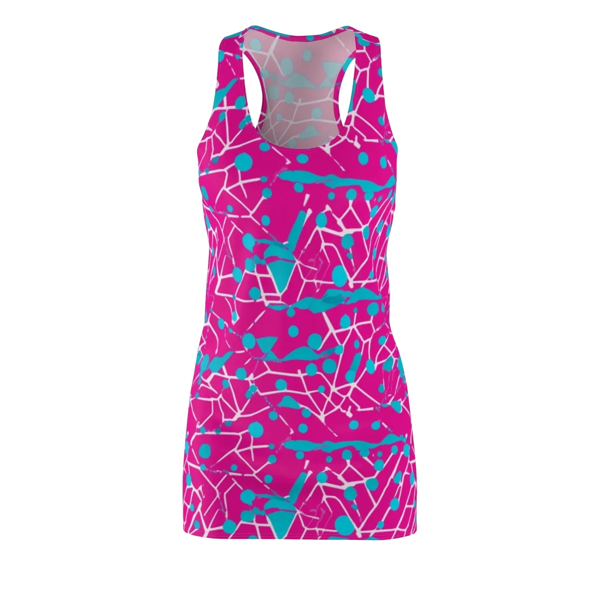 Neon Nervure on Racerback Dress — Front