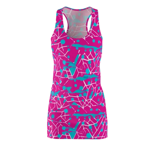 Neon Nervure on a Racerback Dress