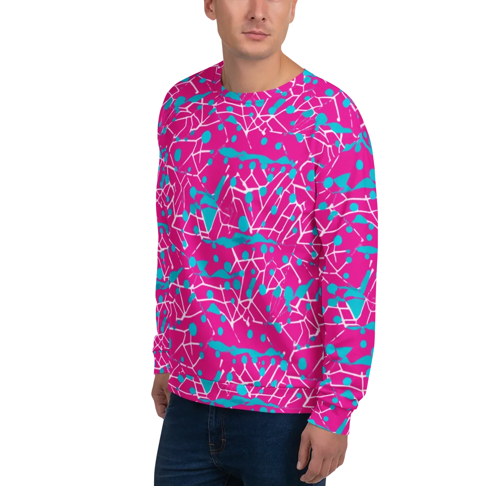 Neon Nervure on Sweatshirt — Left Front
