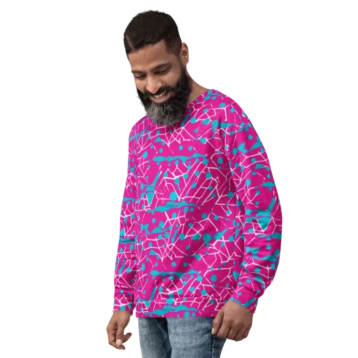 Neon Nervure on a Sweatshirt