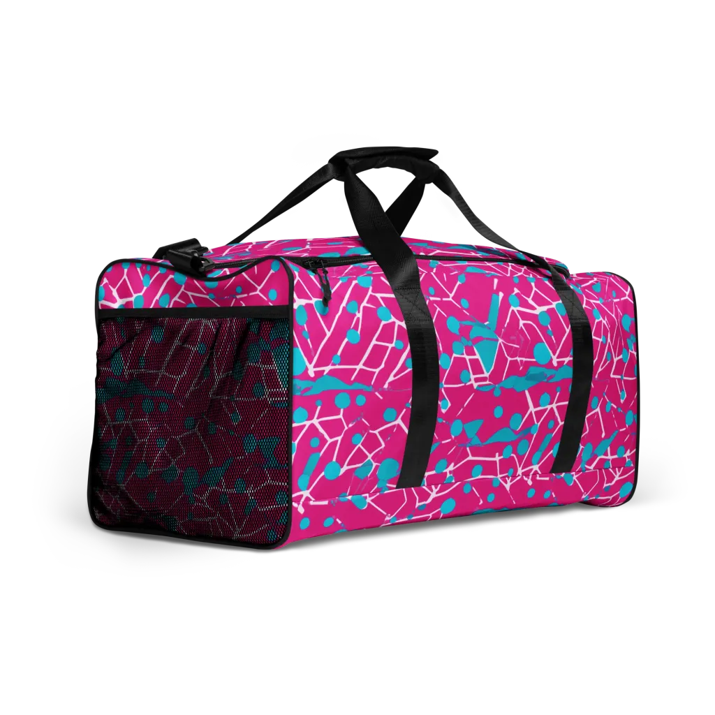 Neon Nervure on Duffle Bag — Right Front