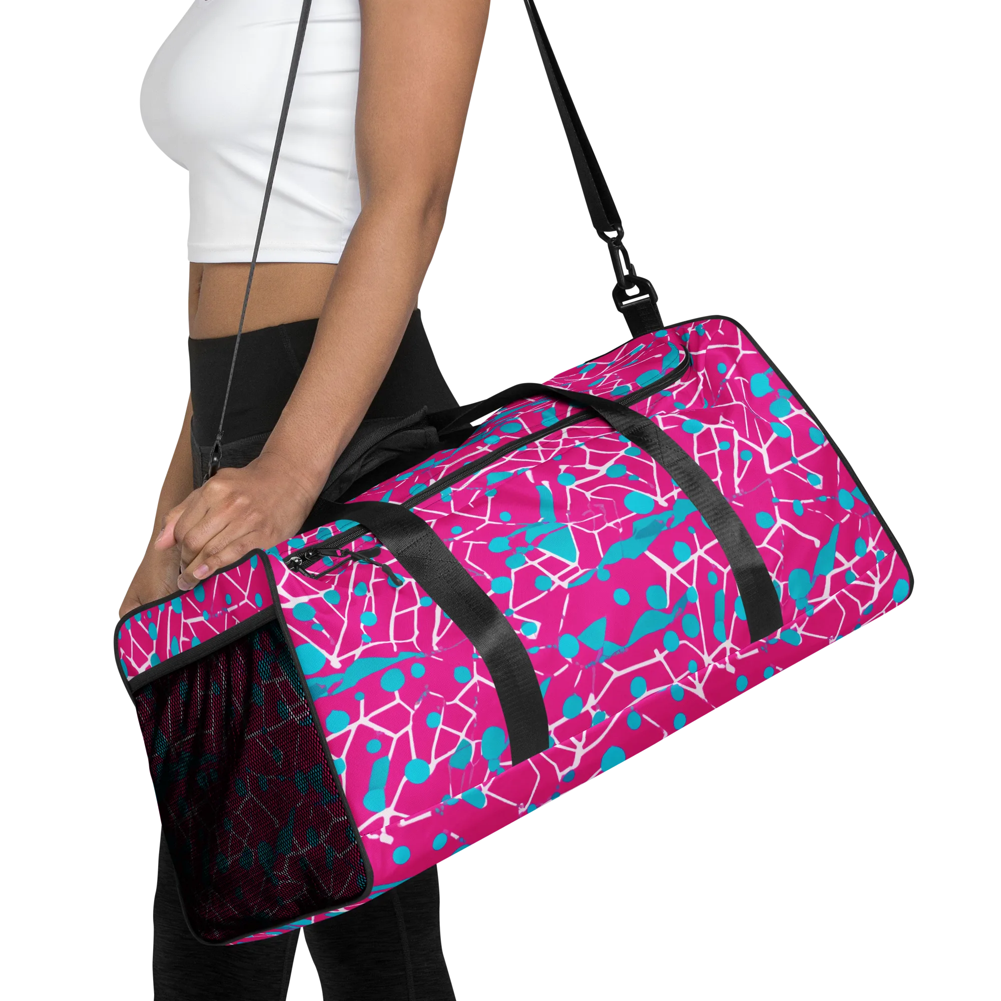 Neon Nervure on Duffle Bag — Front