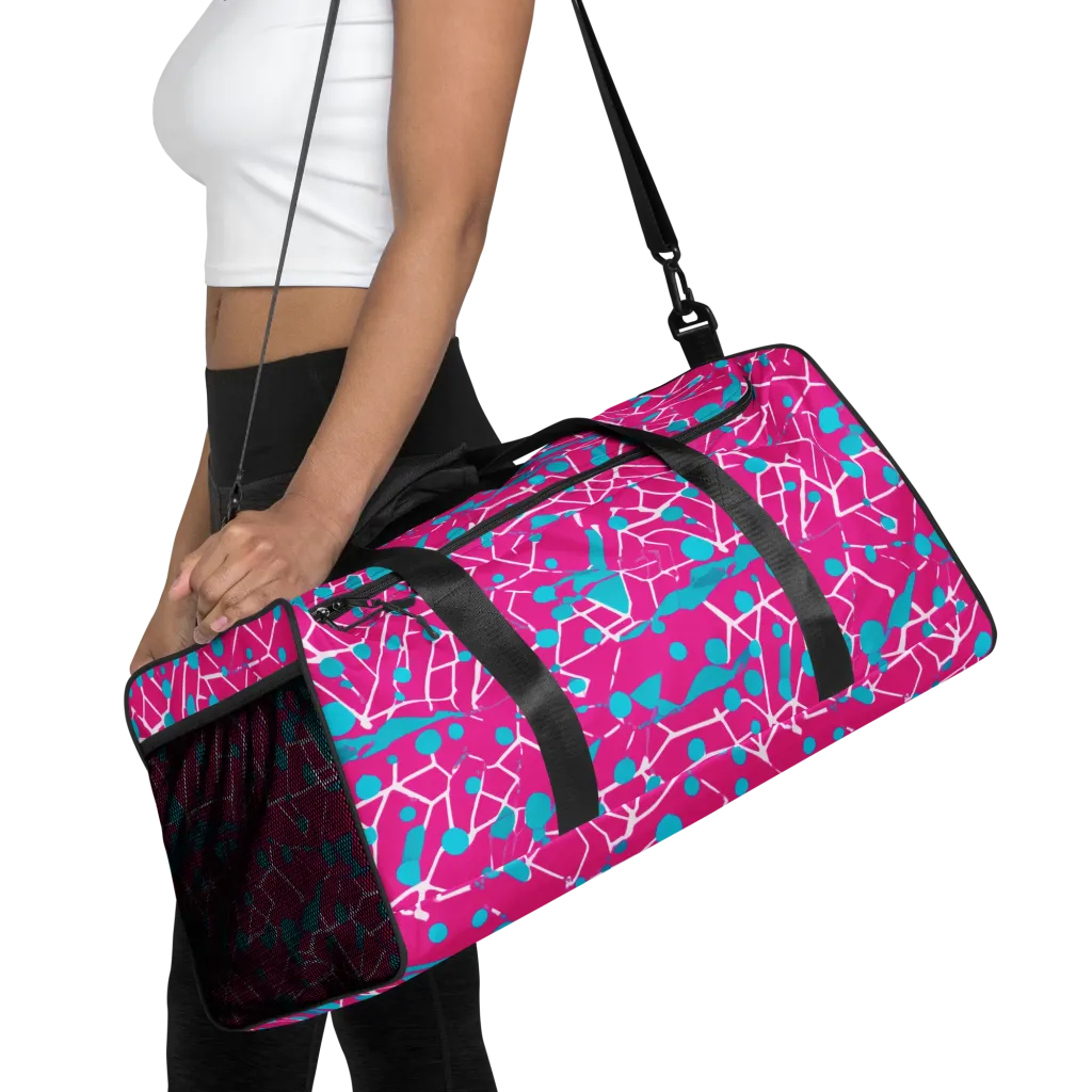 Neon Nervure on Duffle Bag — Front