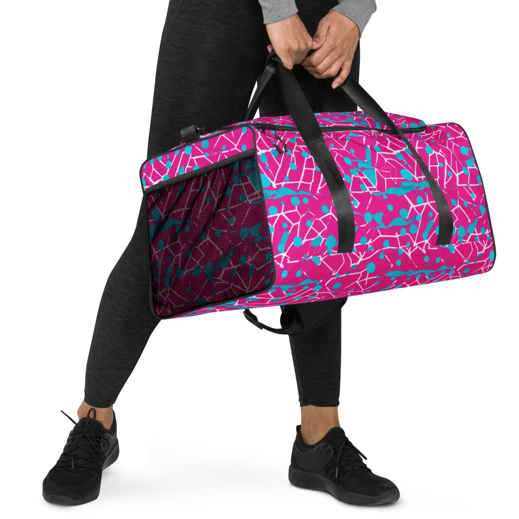 Neon Nervure on Duffle Bag — Right Front