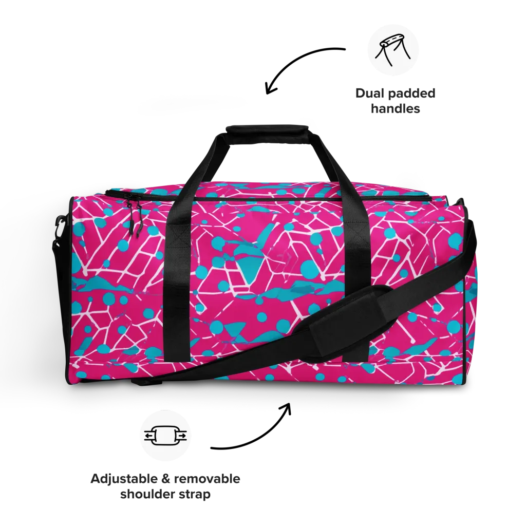 Neon Nervure on Duffle Bag — Front
