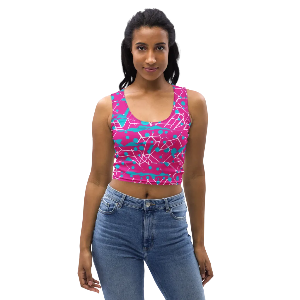 Neon Nervure on Crop Top — Front
