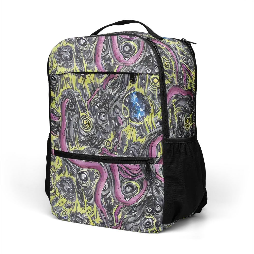 Acid Gaze on Utility Backpack — Left Front