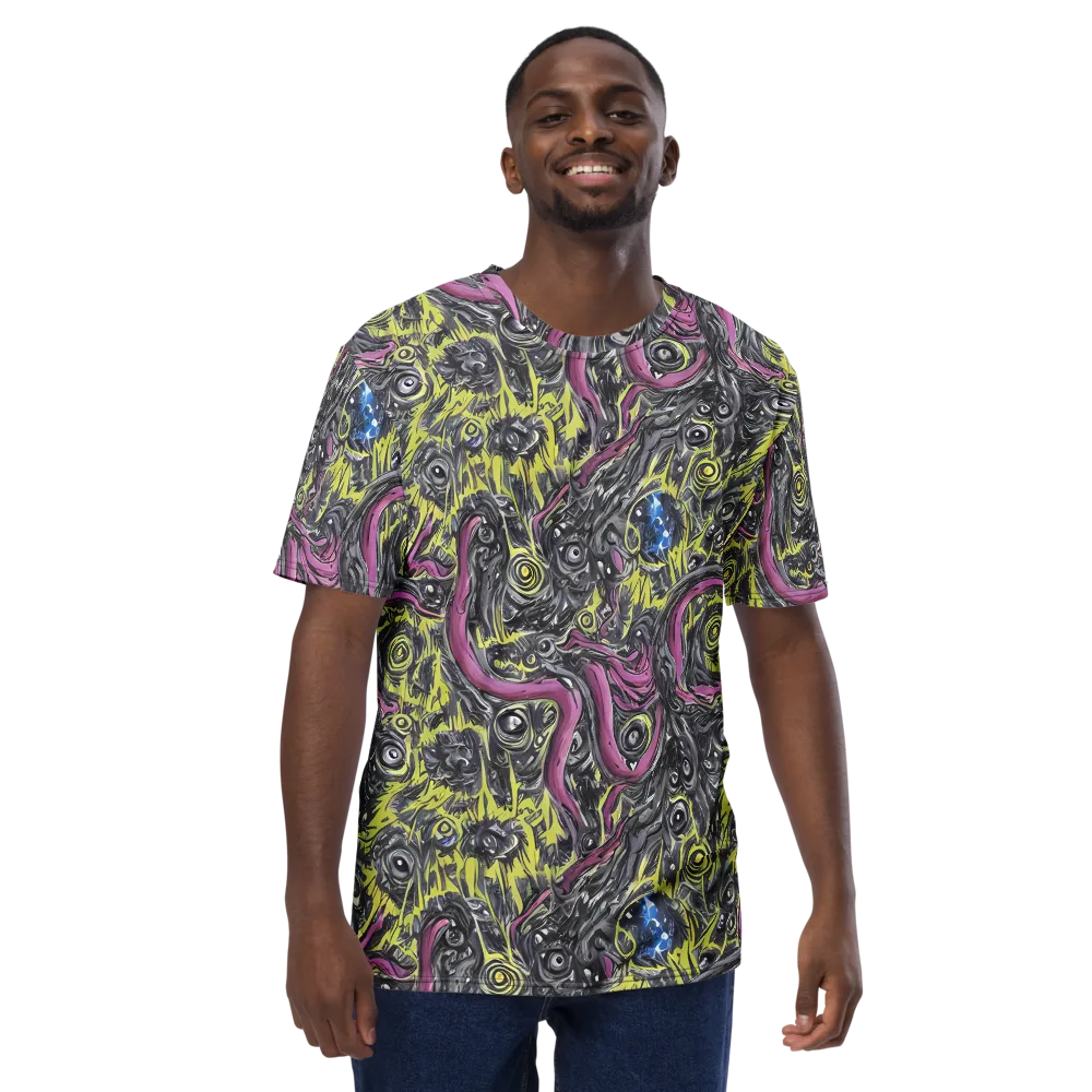 Acid Gaze on Men's Crew Neck T-Shirt — Front
