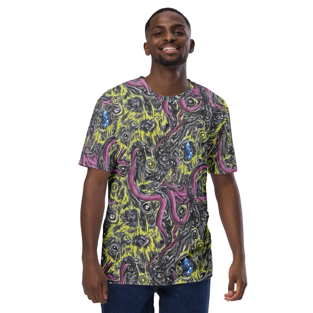 Acid Gaze on Men's Crew Neck T-Shirt — Front