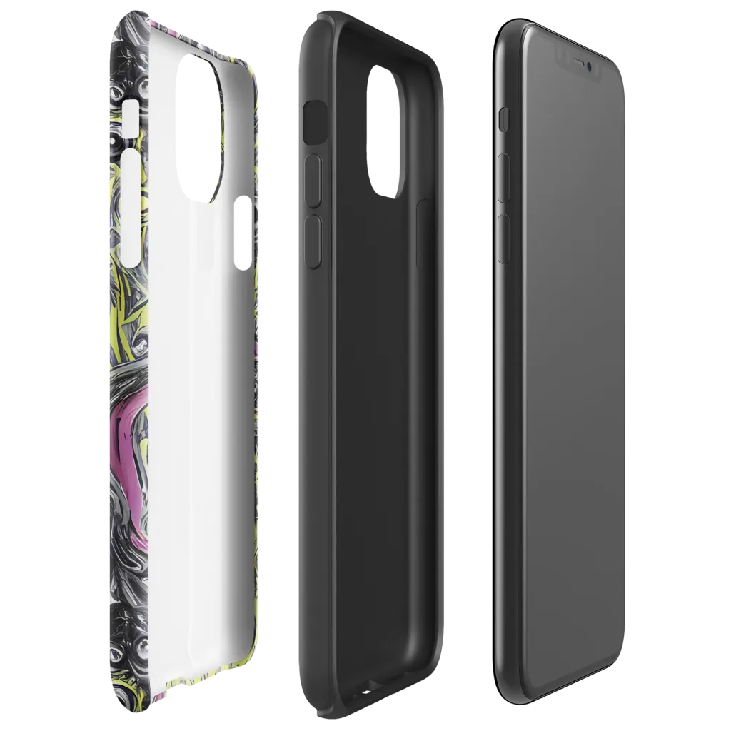 Acid Gaze on Tough Case for iPhone® — Right
