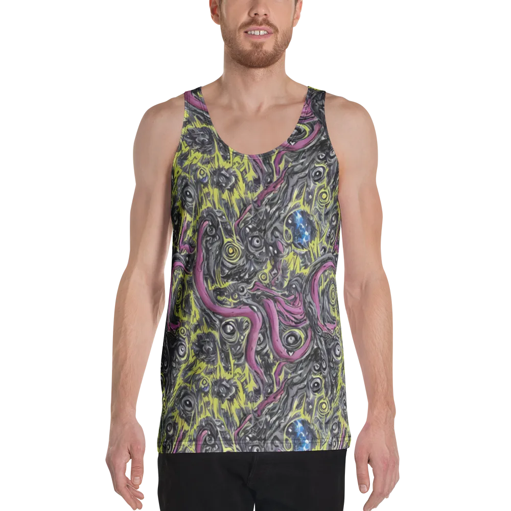 Acid Gaze on Men's Tank Top — Front