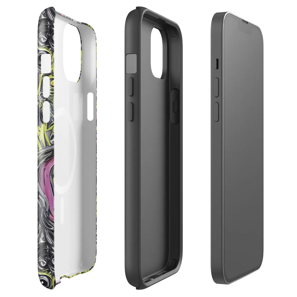 Acid Gaze on MagSafe Tough Case for iPhone® — Front