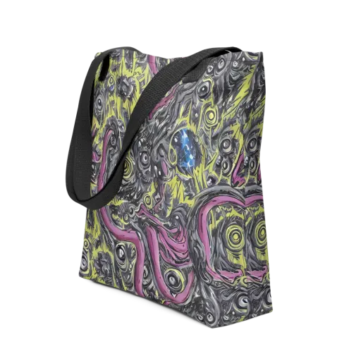 Acid Gaze on a Tote Bag