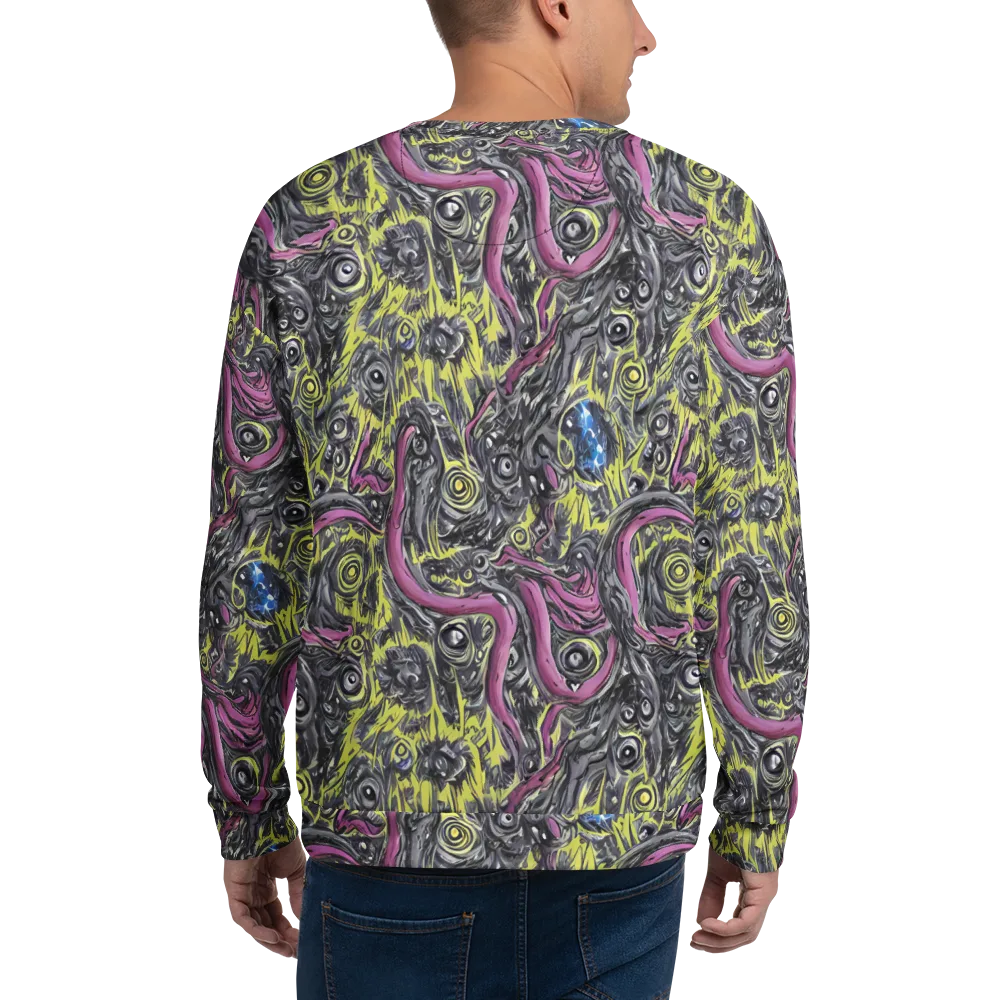 Acid Gaze on Sweatshirt — Back