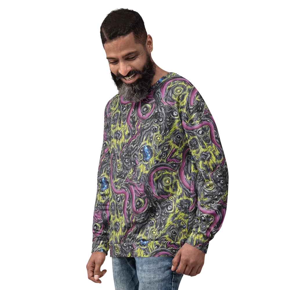 Acid Gaze on Sweatshirt — Left Front
