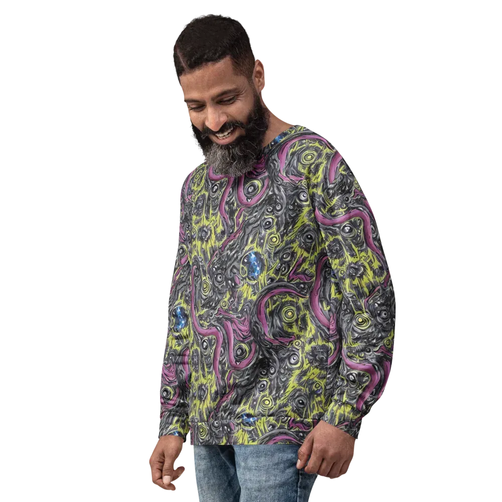 Acid Gaze on Sweatshirt — Left Front