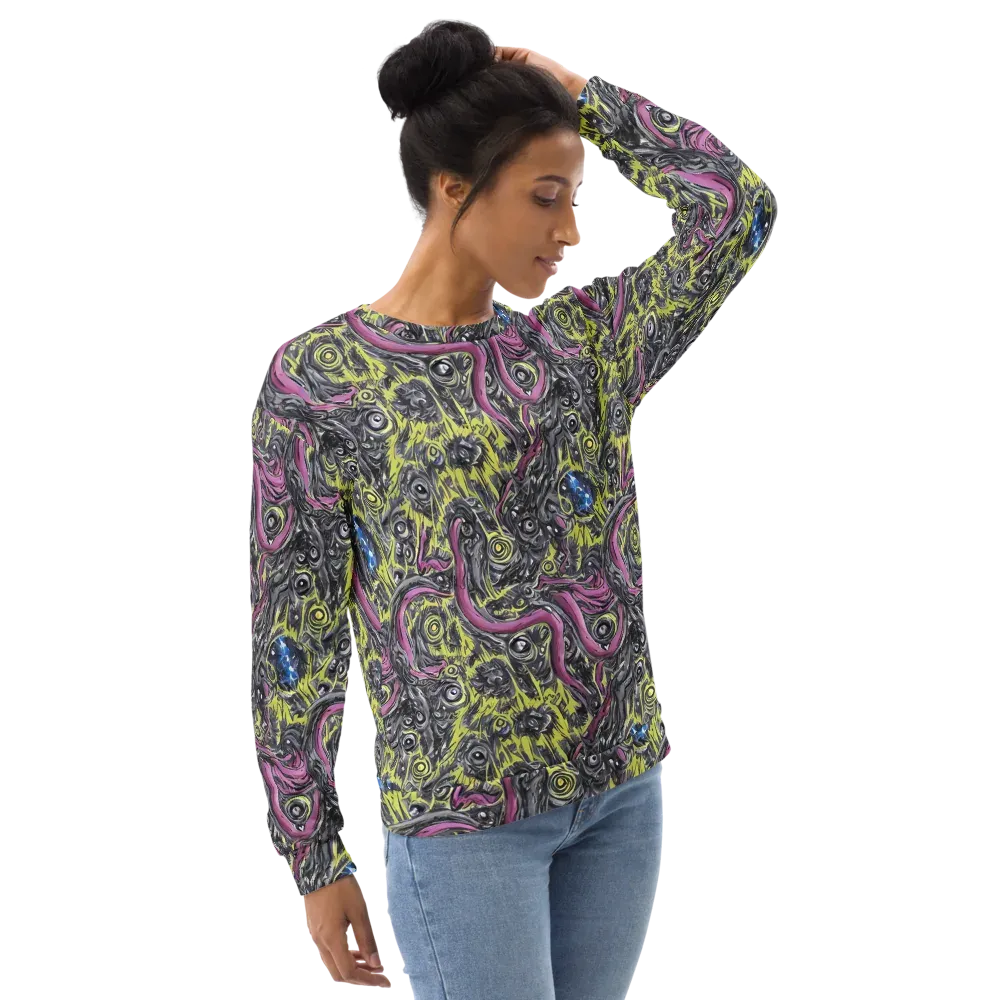 Acid Gaze on Sweatshirt — Right Front