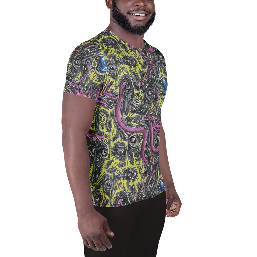 Acid Gaze on Men's Athletic T-Shirt — Right