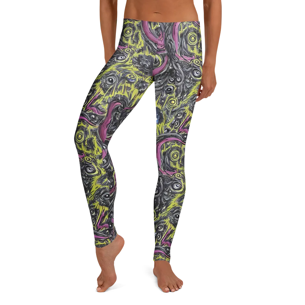 Acid Gaze on Leggings — Front
