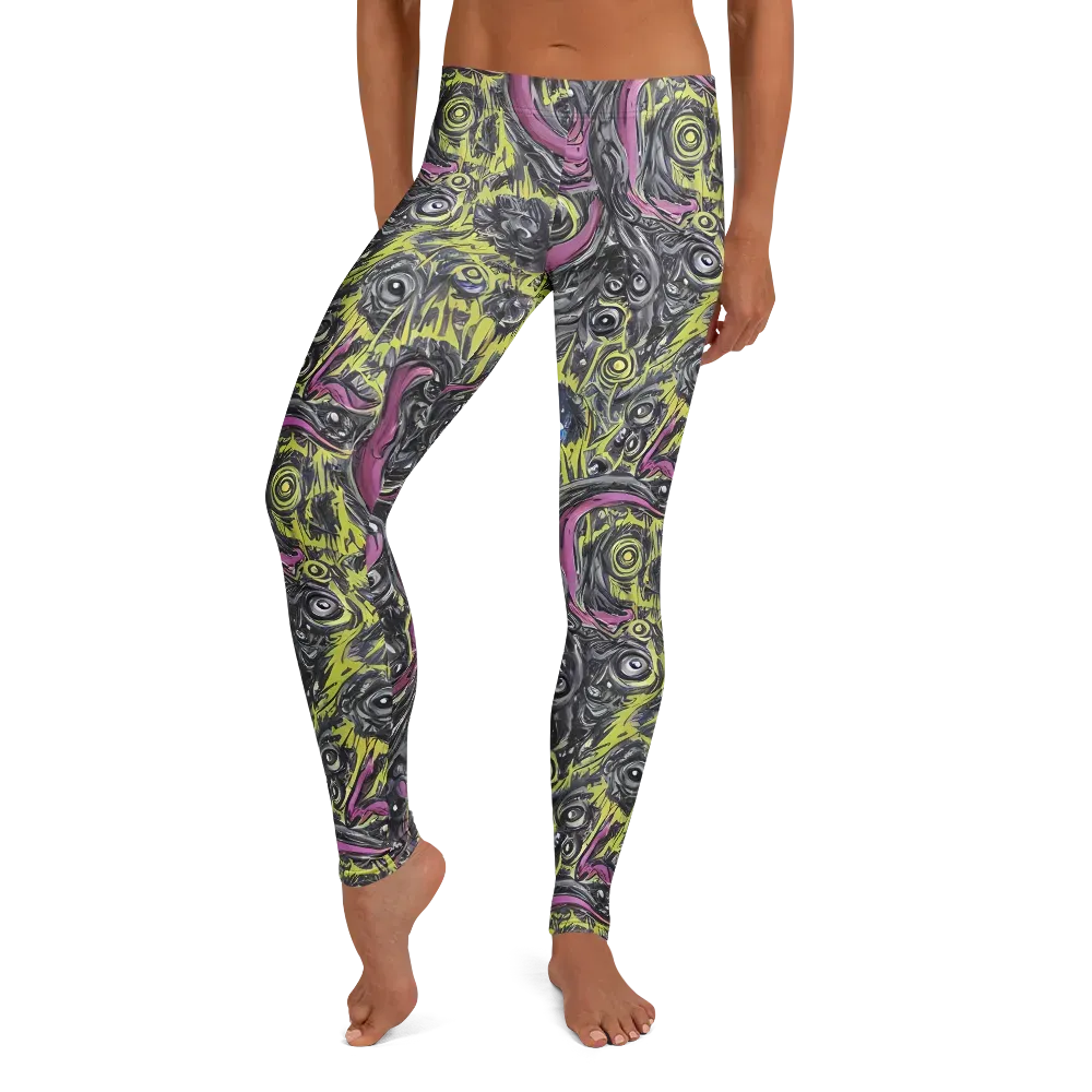 Acid Gaze on Leggings — Front