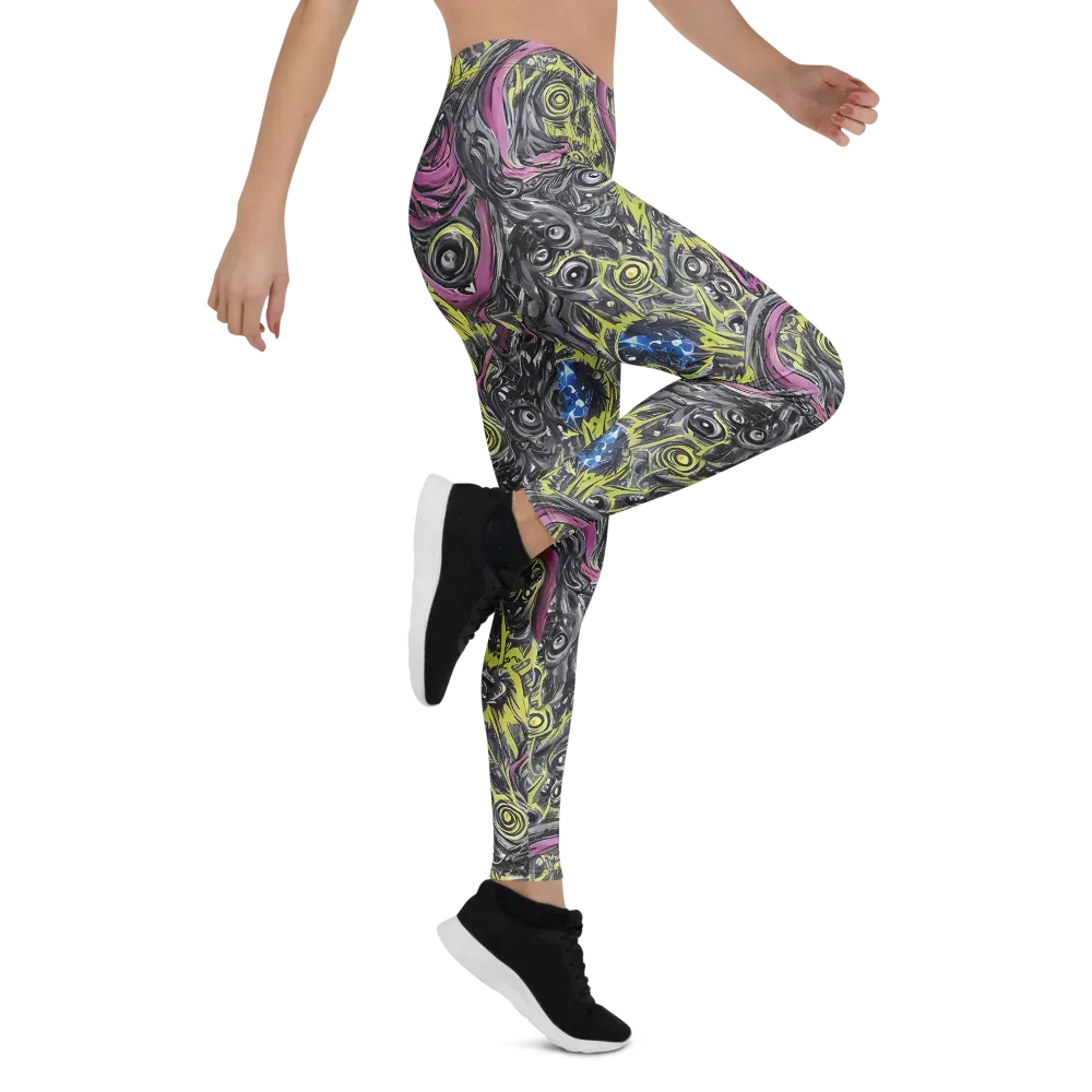 Acid Gaze on Leggings — Right