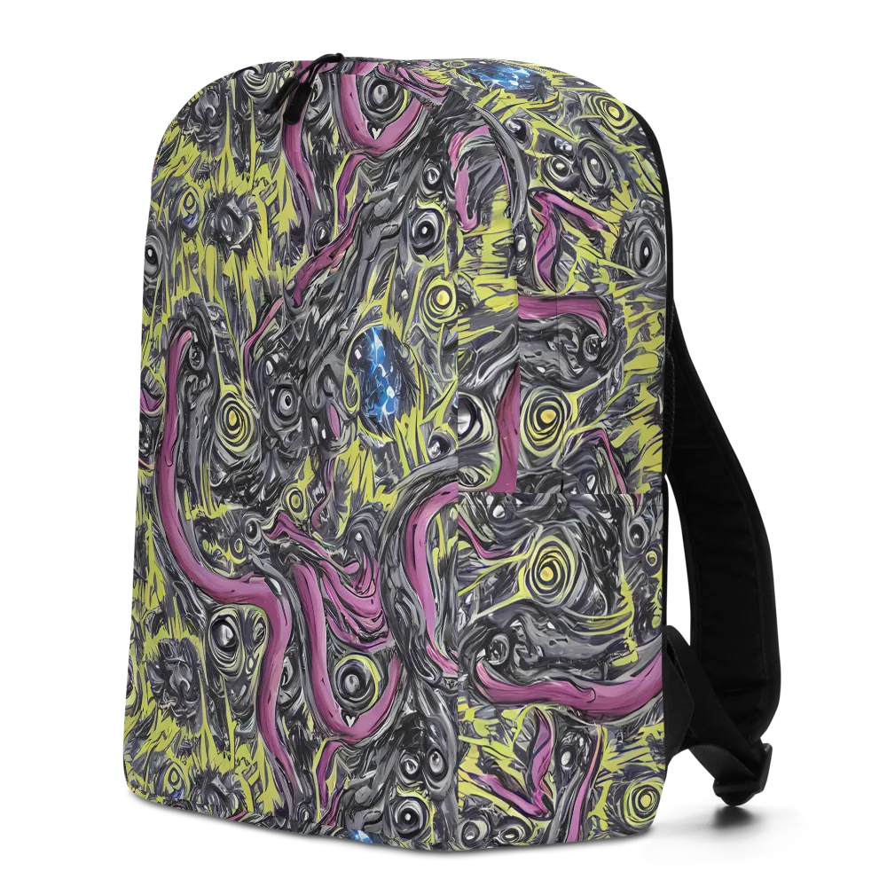 Acid Gaze on Minimalist Backpack — Left