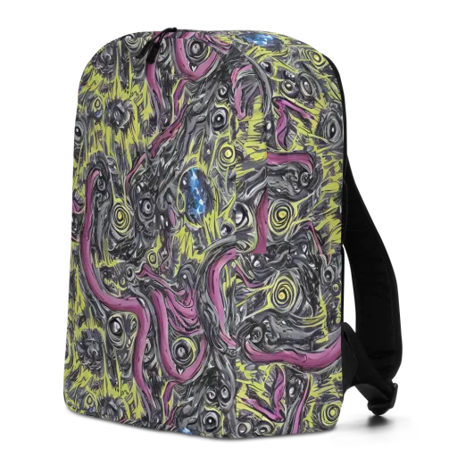 Acid Gaze on a Minimalist Backpack