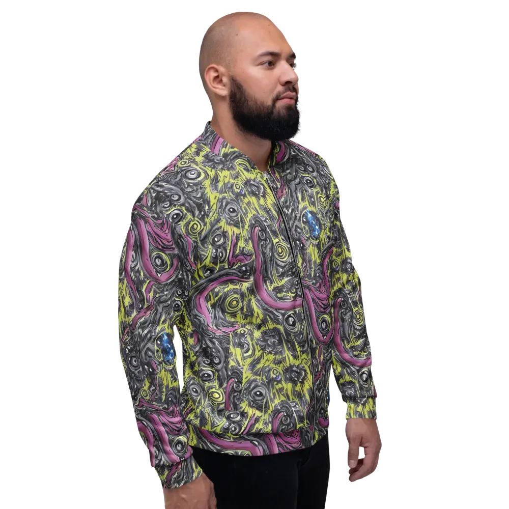 Acid Gaze on Bomber Jacket — Right