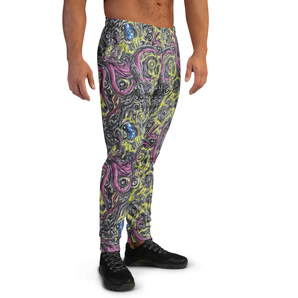 Acid Gaze on Men's Joggers — Right