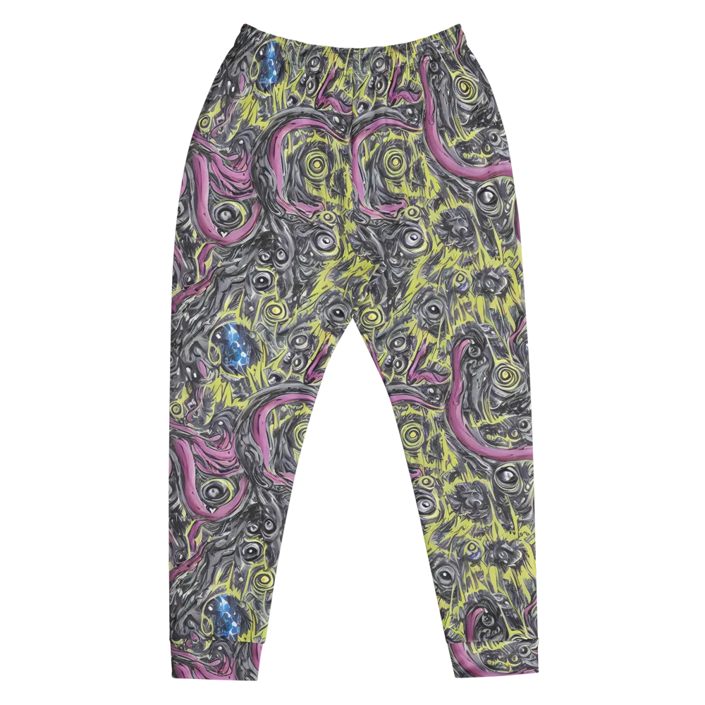 Acid Gaze on Men's Joggers — Front