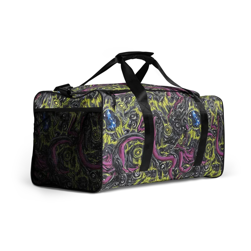 Acid Gaze on Duffle Bag — Right Front