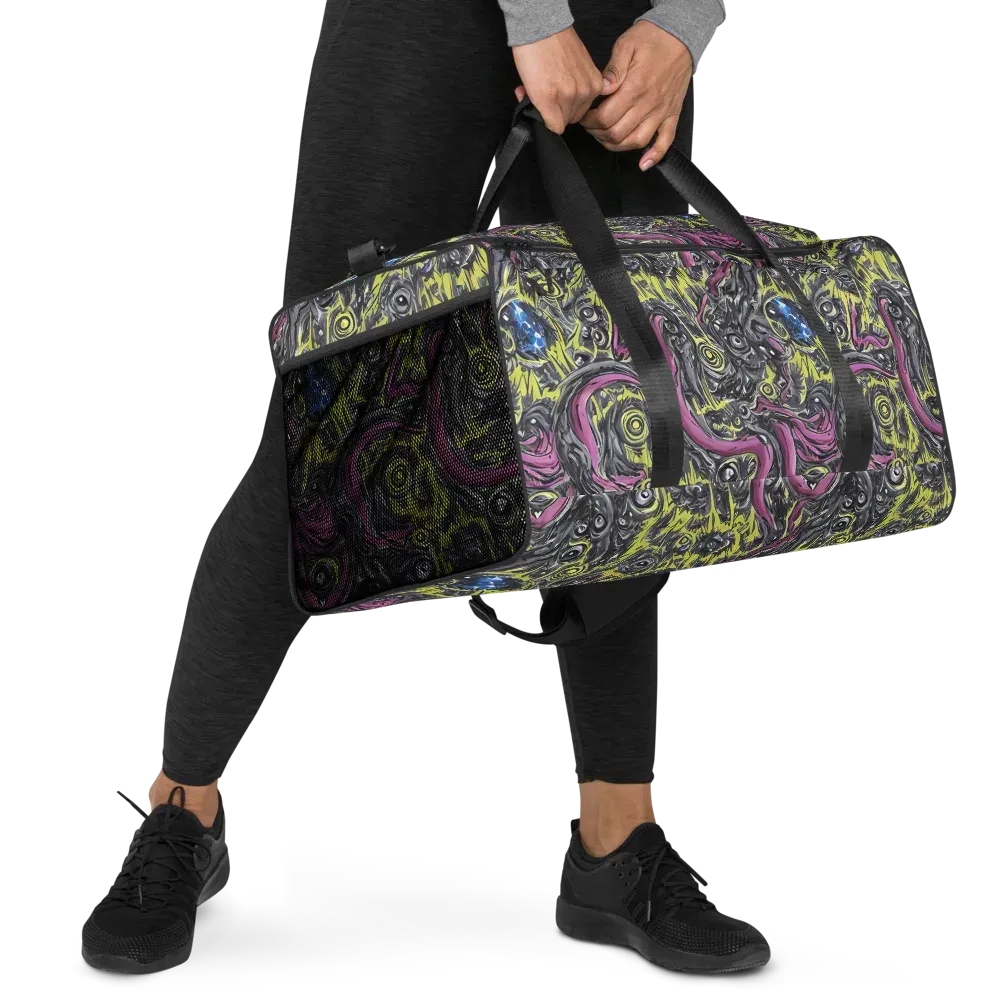 Acid Gaze on Duffle Bag — Right Front