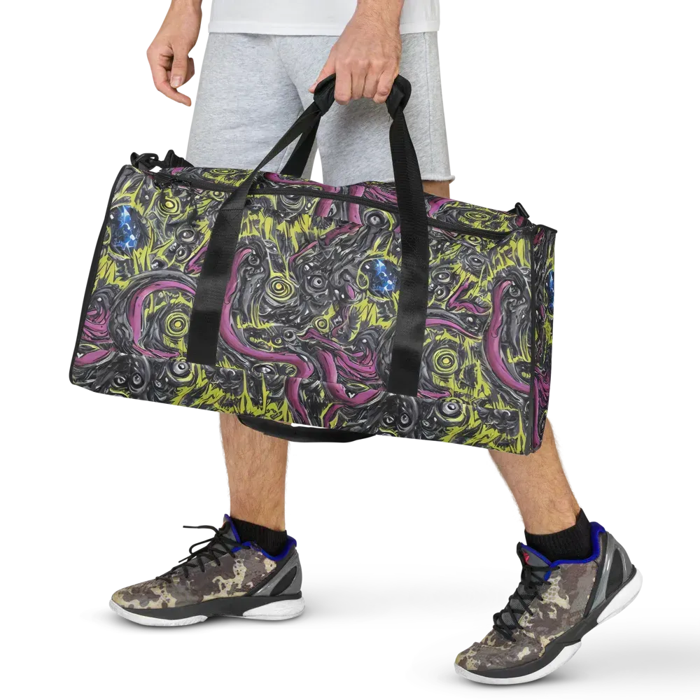Acid Gaze on Duffle Bag — Front