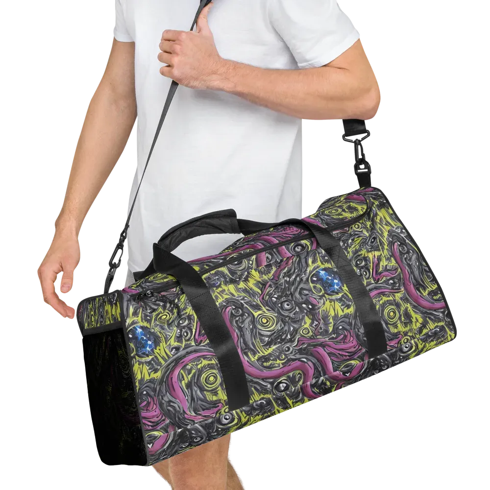 Acid Gaze on Duffle Bag — Right Front