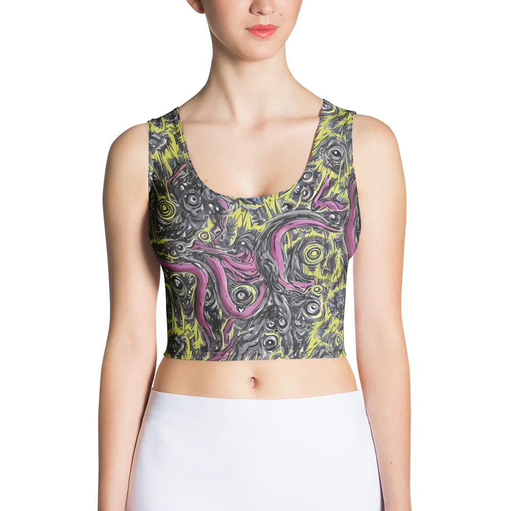 Acid Gaze on Crop Top — Front