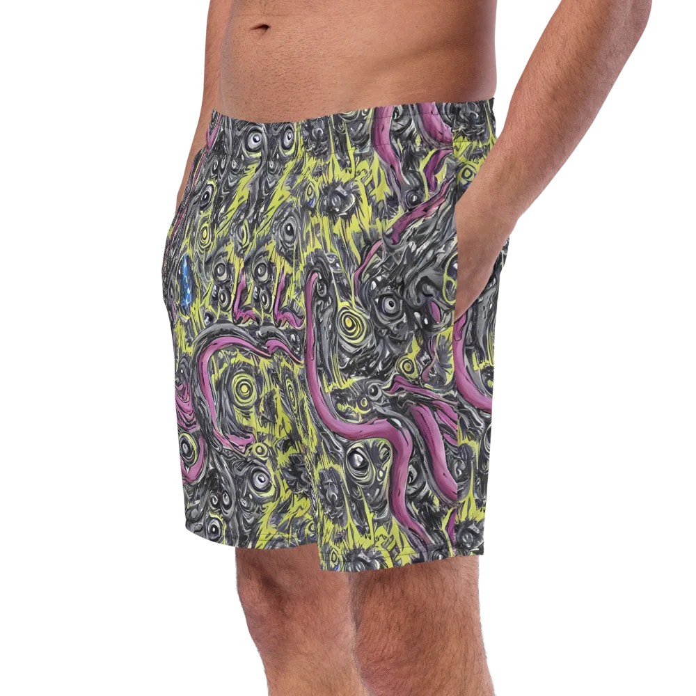 Acid Gaze on Swim Trunks — Left Front