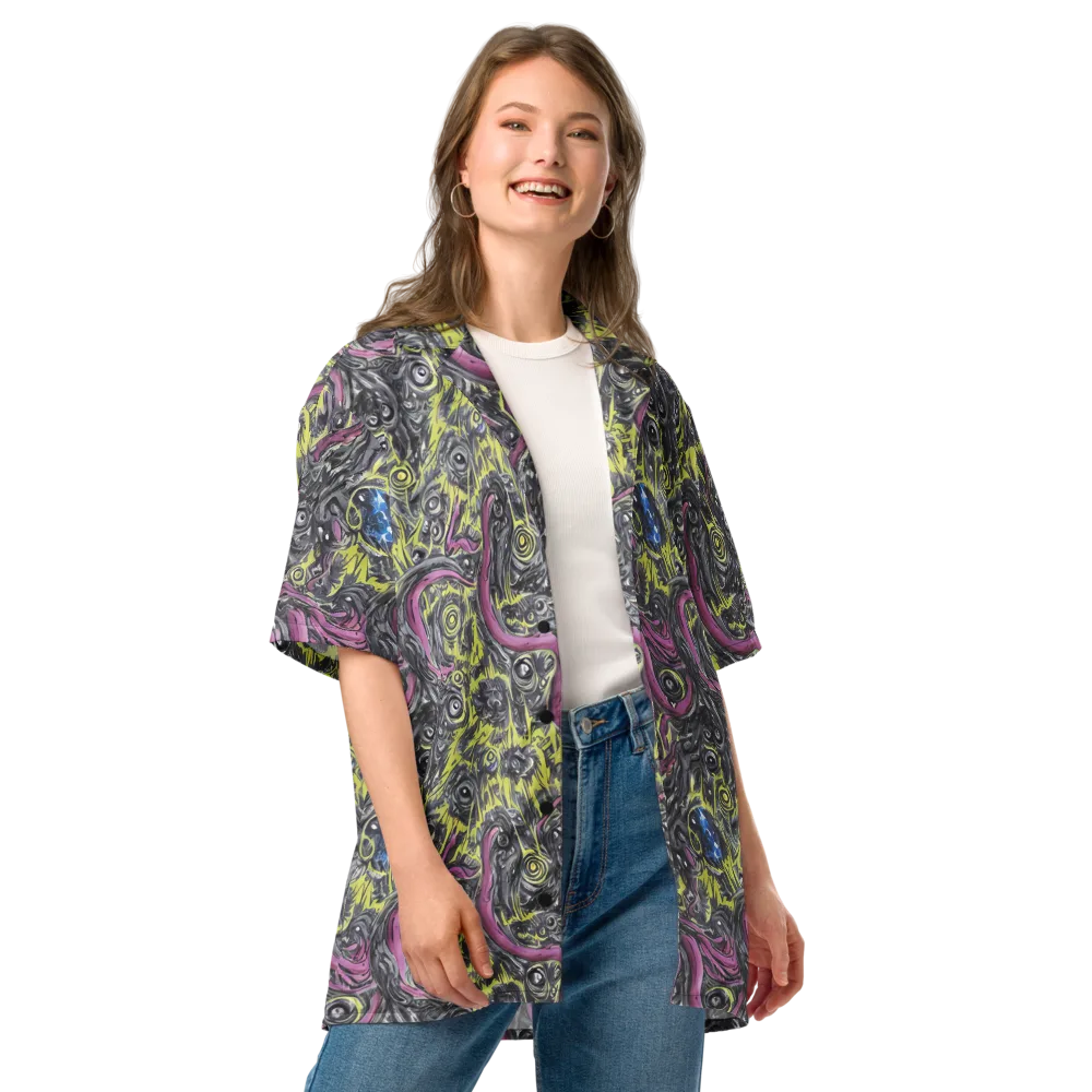 Acid Gaze on Button Shirt — Front