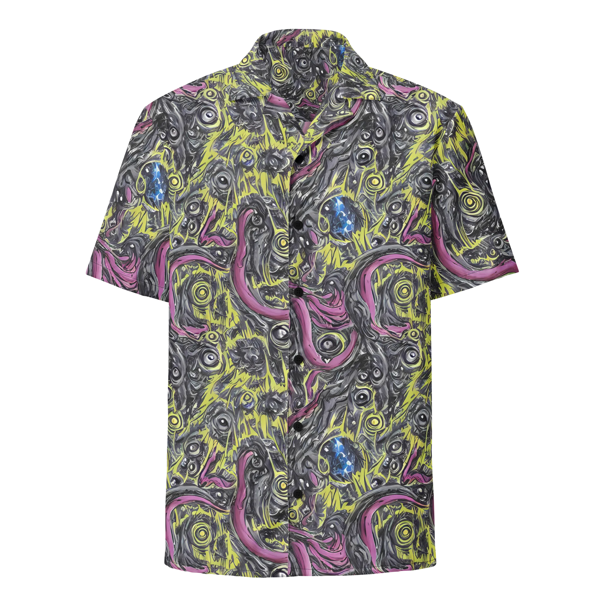 Acid Gaze on Button Shirt — Front