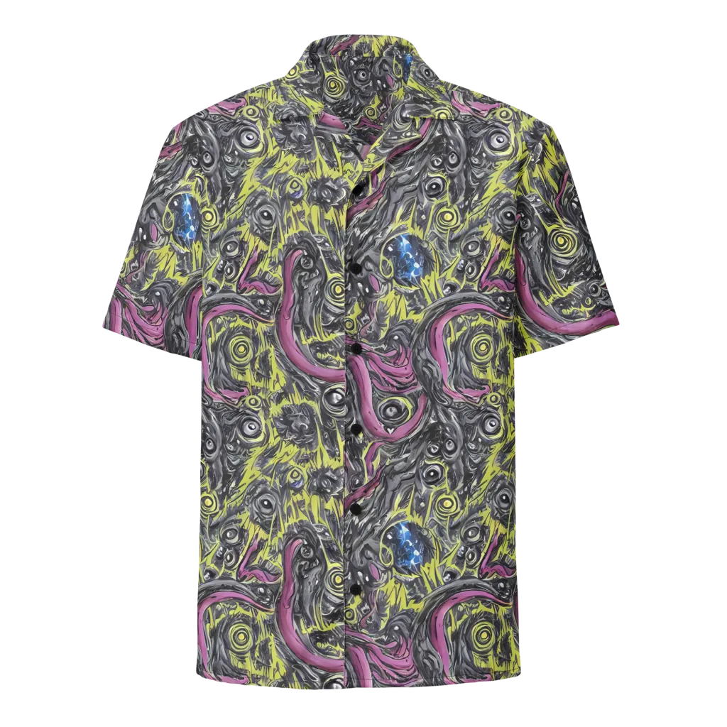 Acid Gaze on Button Shirt — Front