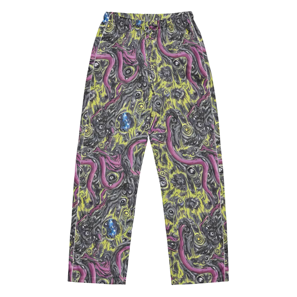 Acid Gaze on Women's Pajama Pants — Front